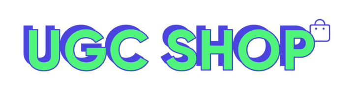 Logo of UGC SHOP.
